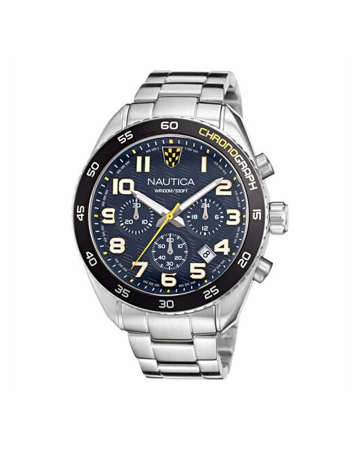 Nautica Наручные часы Часы наручные NAPKBS227 Кварцевые 46 мм серебряный