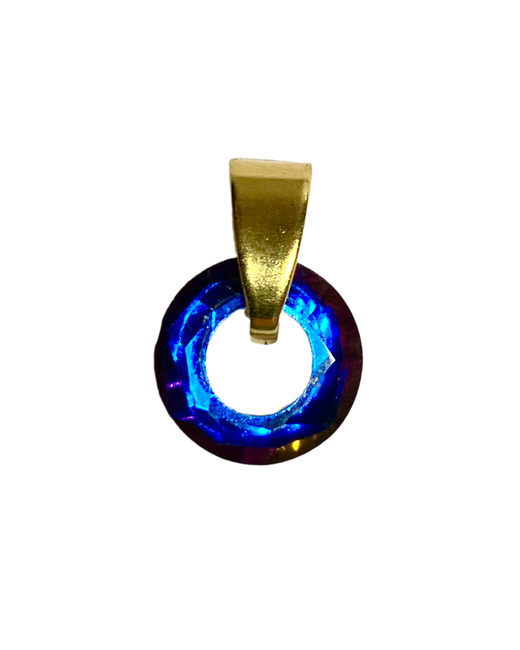 My Lollipop Подвеска с кристаллом Swarovski Ring 8 мм сине-фиолетовый/золото