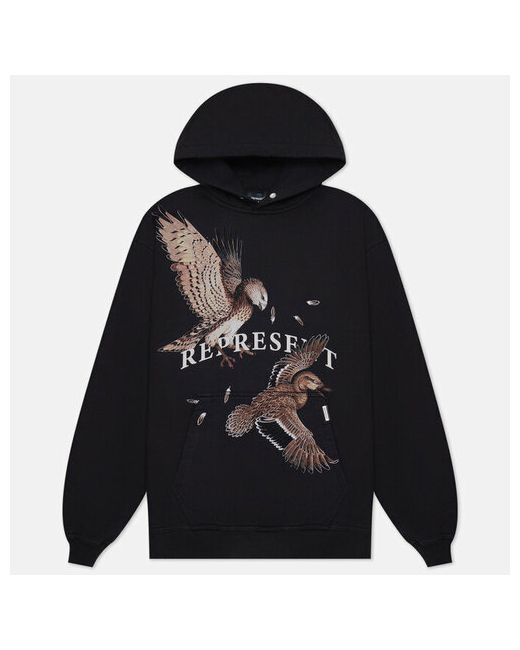 Represent Clo Толстовка birds of prey hoodie силуэт прямой размер