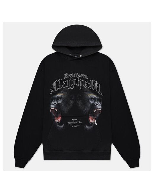 Represent Clo Толстовка mayhem hoodie силуэт прямой размер