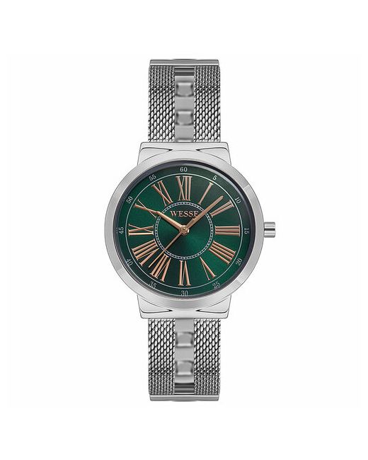 Wesse Наручные часы Часы наручные WWL110101 Кварцевые 34 мм серебряный