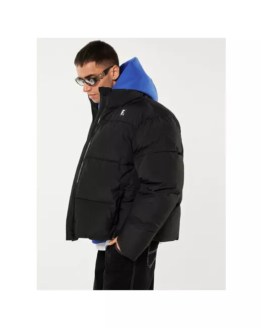 Feelz куртка зимняя оверсайз без капюшона карманы размер XL