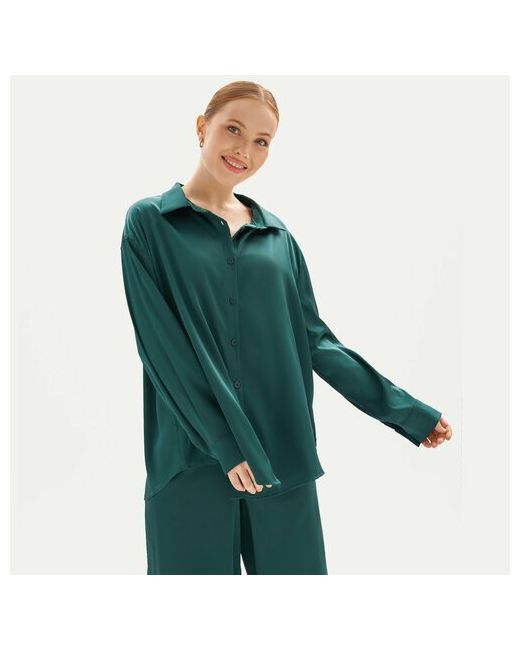 Kuchenland Рубашка длинный рукав однотонная размер Размер зеленый