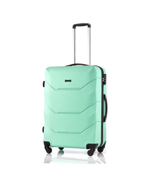 L'Case Чемодан пластик ABS-пластик 85 л размер зеленый