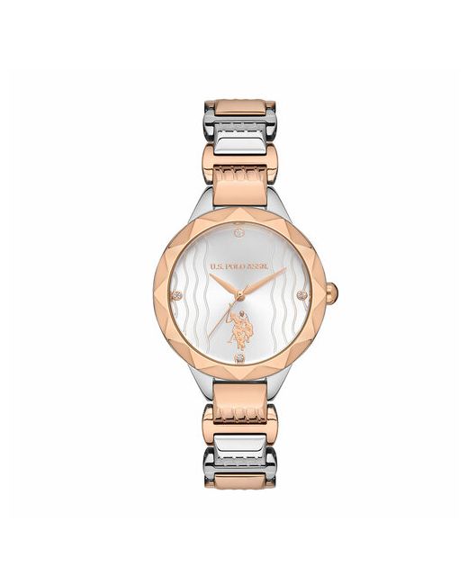 U.S. Polo Assn. Наручные часы U.S. POLO ASSN. Часы наручные USPA2046-01 33 мм розовый