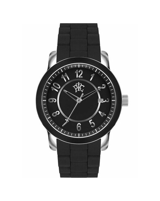Рфс Наручные часы P105602-17B6B черный серебряный