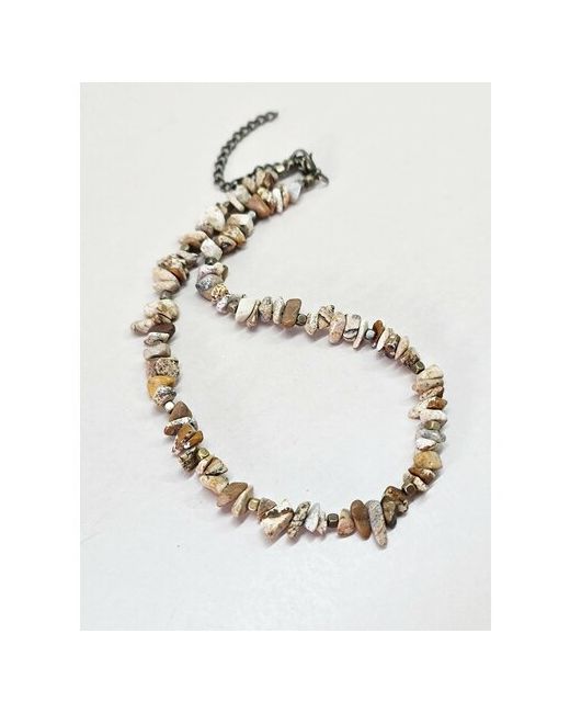 Enjoy Чокер на шею Duna бусы песочные ожерелье из натуральной яшмы ручной работы