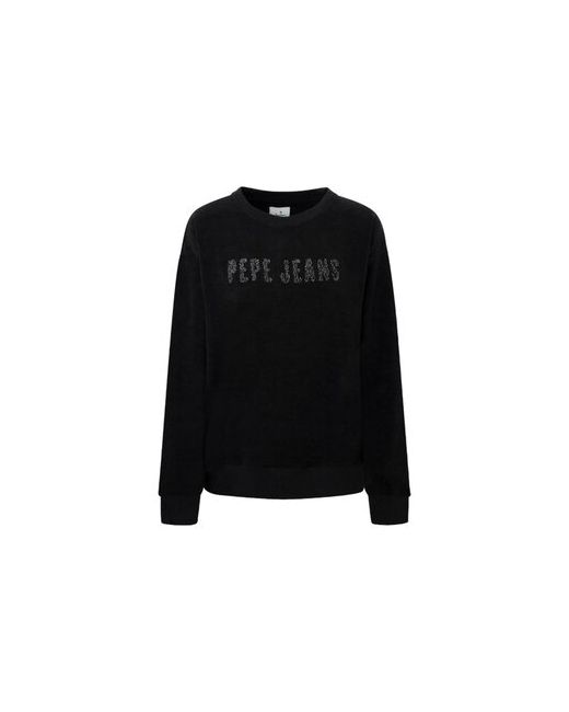 Pepe Jeans London Джемпер длинный рукав без карманов размер черный