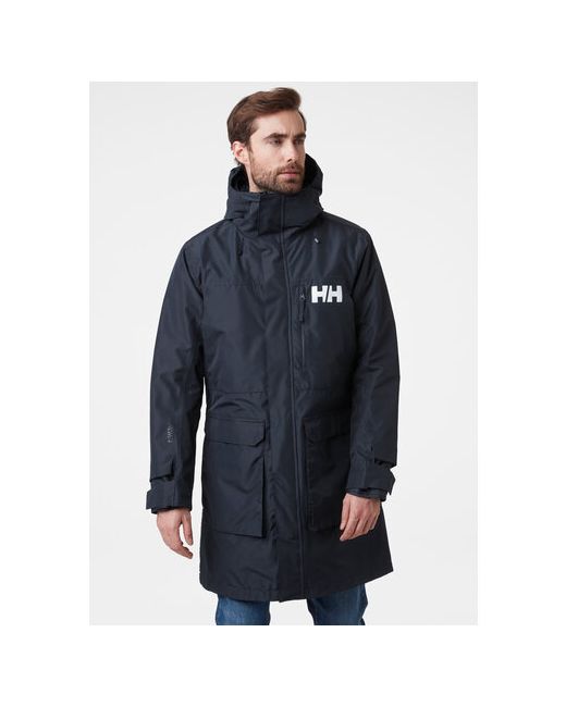 Helly Hansen куртка зимняя силуэт прямой водонепроницаемая мембранная капюшон несъемный карманы утепленная размер
