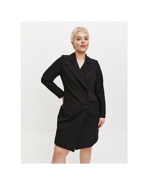 4forms Платье-пиджак в классическом стиле прямой силуэт мини подкладка карманы размер