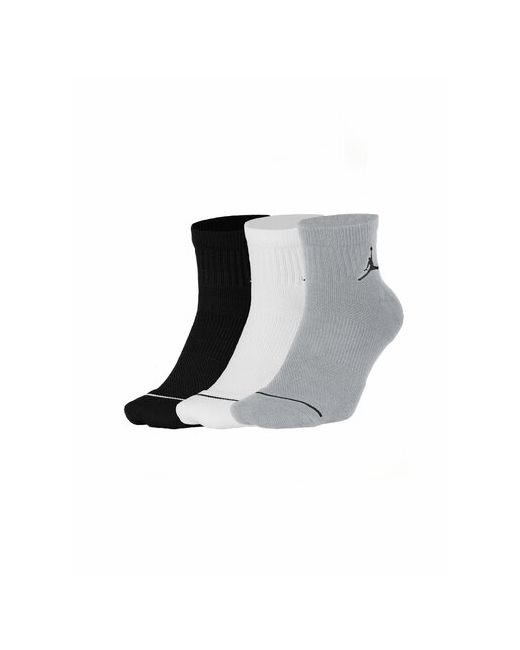 Nike Носки 3 пары классические размер черный белый