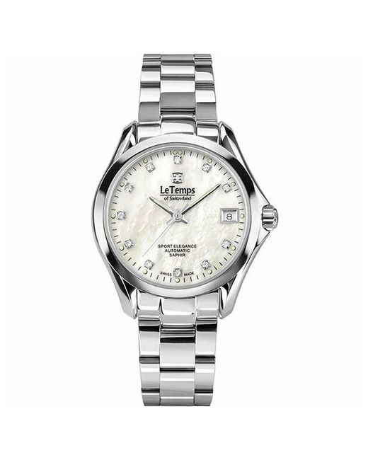 Le Temps Наручные часы Часы LT1033.05BS01 белый серебряный