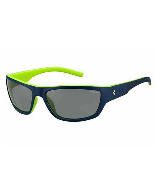Polaroid Солнцезащитные очки овальные оправа спортивные поляризационные устойчивые к появлению царапин с защитой от УФ зеленый