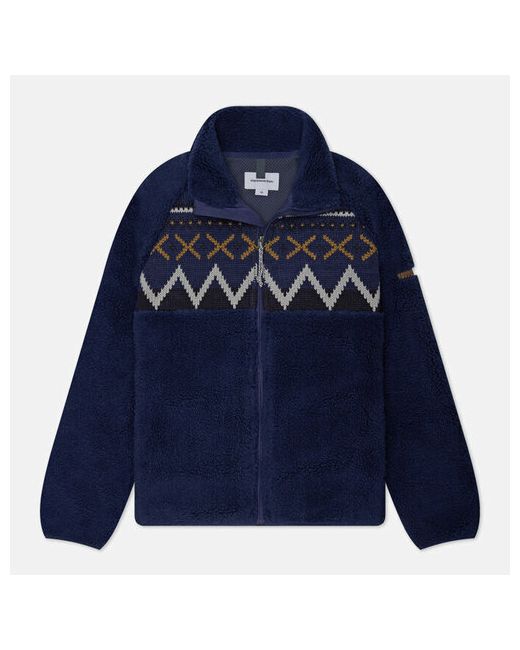 thisisneverthat куртка knit paneled fleece силуэт прямой подкладка размер