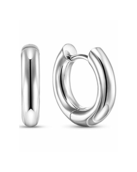 Noima Серьги конго золочение родирование серебрение подарочная упаковка размер/диаметр 20 мм. серебряный
