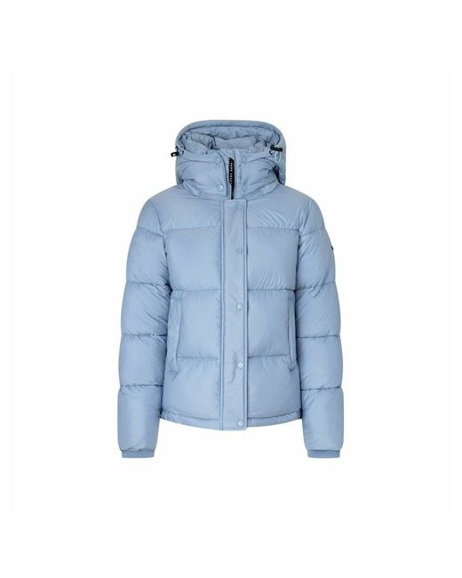 Pepe Jeans London куртка демисезон/зима средней длины силуэт прямой капюшон карманы утепленная манжеты влагоотводящая стеганая размер