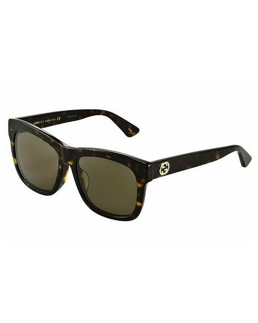 Gucci Солнцезащитные очки бабочка оправа пластик с защитой от УФ для