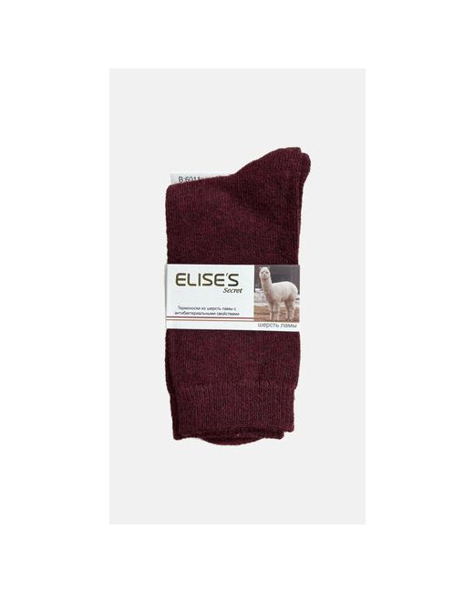 ELISE'S Secret носки высокие вязаные износостойкие быстросохнущие размер мультиколор бордовый
