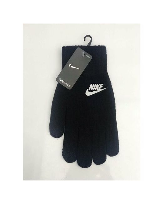 Nike Перчатки сенсорные с утеплением размер черный