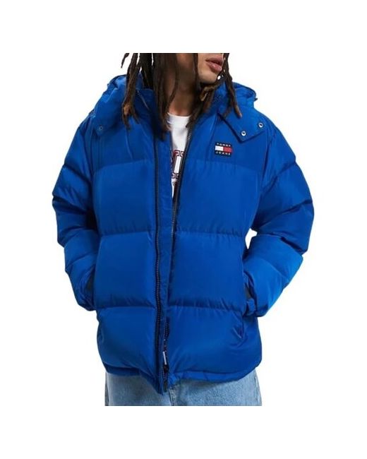 Tommy Hilfiger куртка зимняя силуэт свободный карманы капюшон размер
