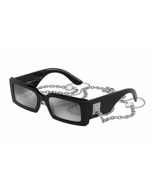 Dolce & Gabbana Солнцезащитные очки прямоугольные оправа зеркальные для