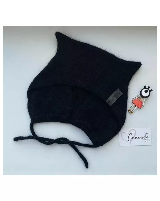 Bags&Hats Чепчик ушанка шапочка из пуха норки демисезон/зима размер 56