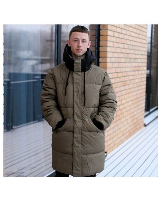 Lux куртка демисезон/зима силуэт полуприлегающий размер 48 черный