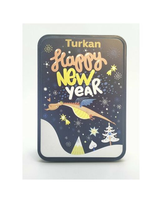 Turkan Носки унисекс Подарочный набор Кот 3 пары высокие фантазийные на Новый год подарочная упаковка 23 февраля размер бирюзовый синий