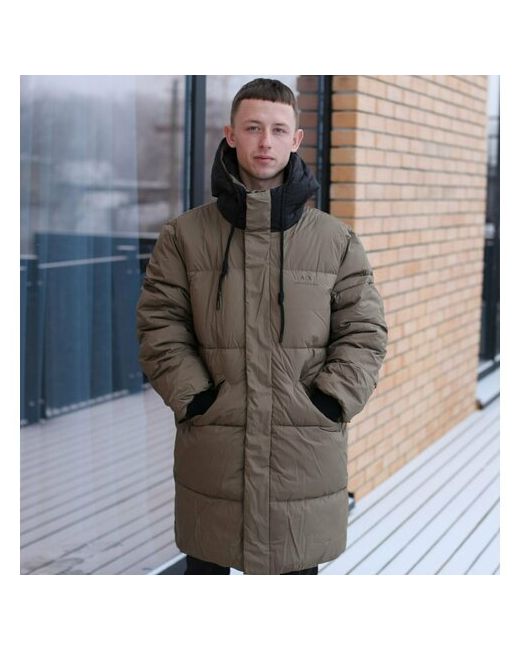Lux куртка демисезон/зима силуэт полуприлегающий размер 54 черный
