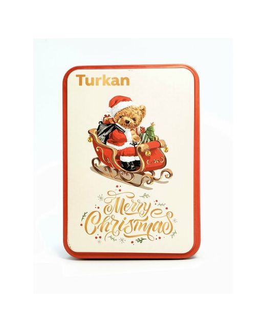 Turkan Носки унисекс Подарочный набор Кот 3 пары высокие фантазийные на Новый год подарочная упаковка 23 февраля размер красный