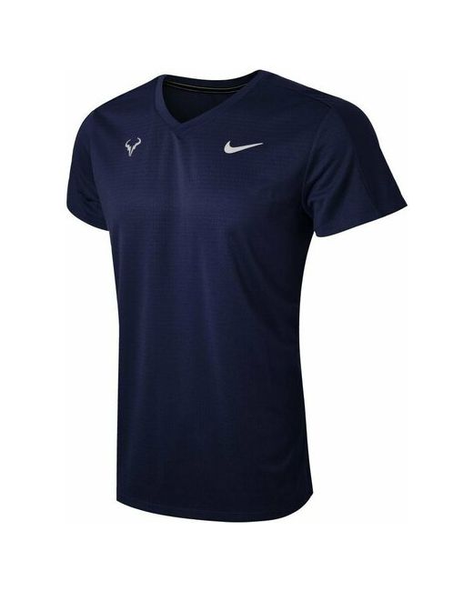 Nike Теннисная футболка Court Dri-Fit Challenger Top SS Rafa силуэт полуприлегающий вентиляция размер мультиколор