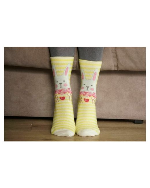 Шерстянки Женские носки высокие утепленные размер