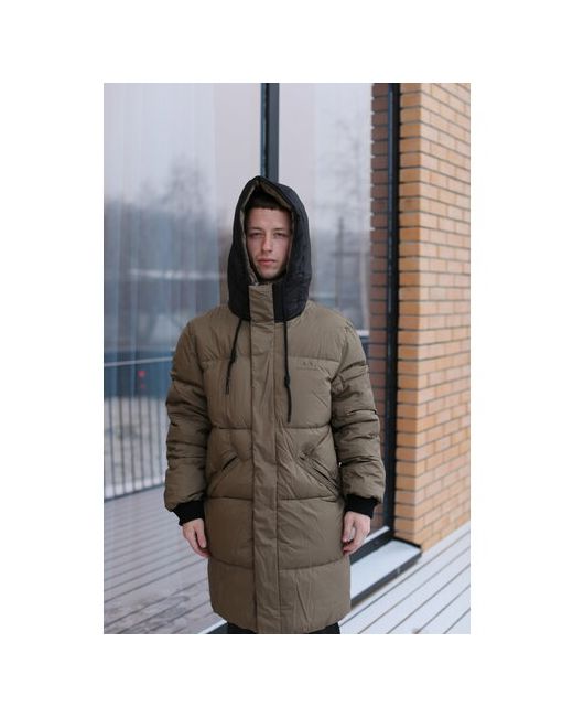 Lux куртка демисезон/зима силуэт полуприлегающий размер 46 черный
