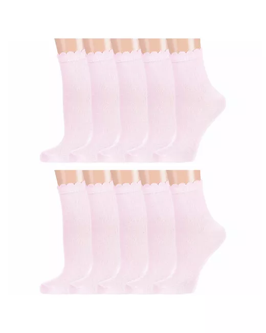 Красная Ветка носки средние в сетку 10 пар размер 23-25