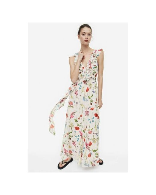 H & M Платье свободный силуэт макси размер