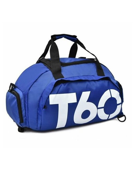 T60 Сумка-рюкзак 71377-44 35 л 45х25х45 см ручная кладь отделение для обуви плечевой ремень синий