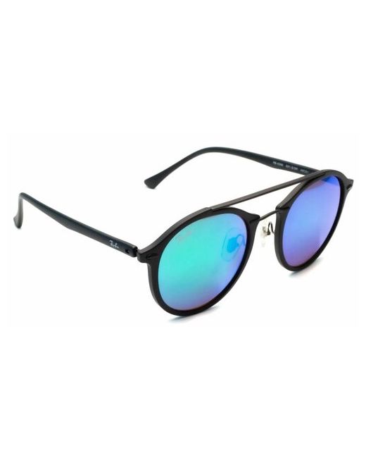 Ray-Ban Солнцезащитные очки круглые с защитой от УФ синий