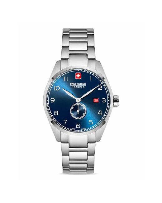 Swiss Military Hanowa Наручные часы Lynx SMWGH0000705 с гарантией синий серебряный