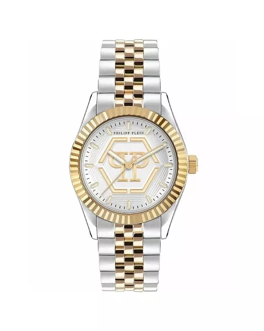 Philipp Plein Наручные часы Стильные Street Couture PW2BA0323 с гарантией золотой белый