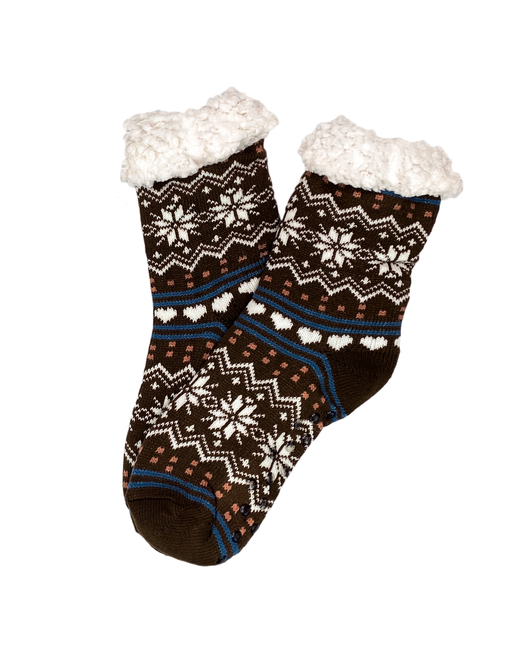 Larill носки высокие на Новый год утепленные нескользящие размер