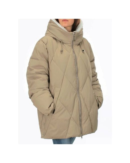 Не определен куртка зимняя средней длины силуэт свободный влагоотводящая внутренний карман манжеты несъемный мех капюшон грязеотталкивающая ветрозащитная карманы размер 11XL