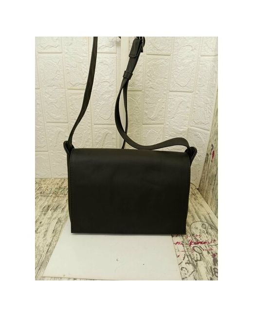 Elena leather bag Сумка кросс-боди повседневная внутренний карман регулируемый ремень черный