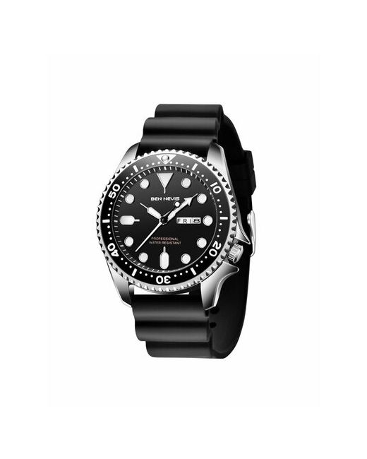 Ben Nevis Наручные часы Часы наручные кварцевые серебряный черный