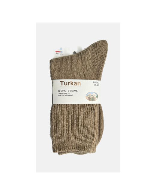 Turkan носки высокие бесшовные быстросохнущие вязаные на Новый год износостойкие размер мультиколор