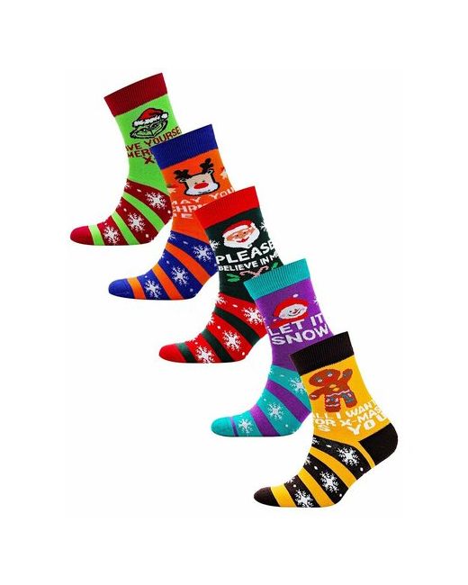 Big Bang Socks носки 5 пар размер мультиколор