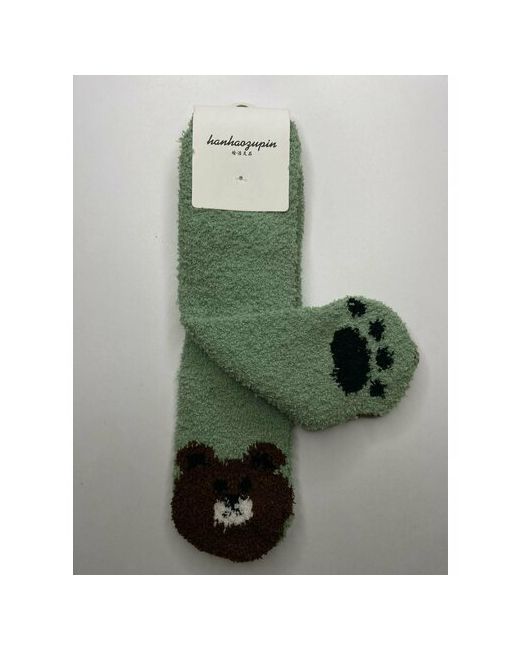 носки пльшевые носки размер зеленый