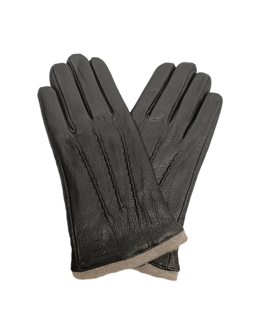 Victory Перчатки натуральная кожа подкладка шерсть черные размер 115