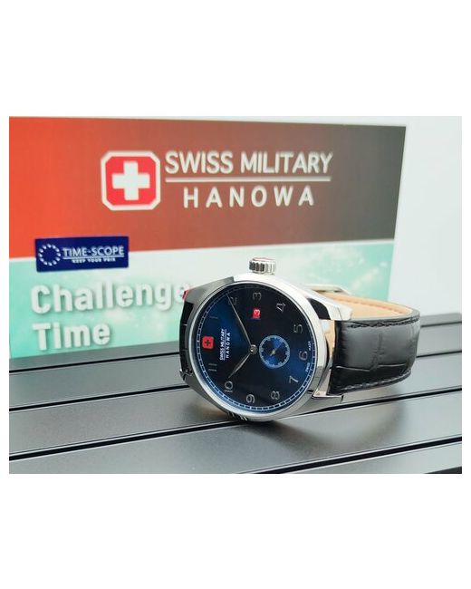 Swiss Military Hanowa Наручные часы Часы наручные Lynx SMWGB0000701. Кварцевые для производства Швейцарии синий черный