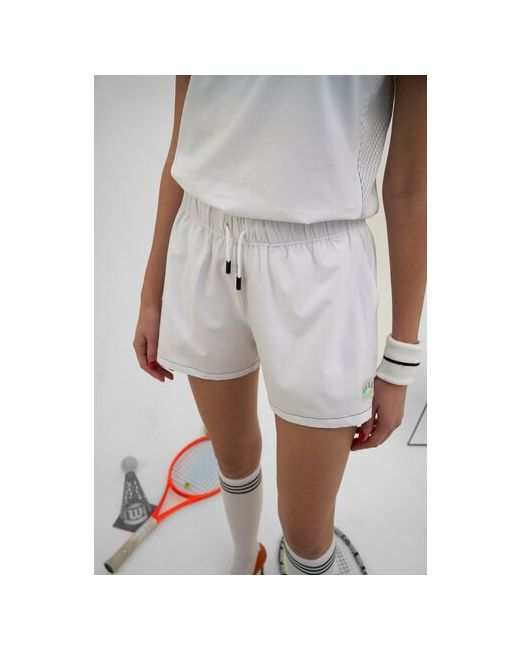Смотринамяч Шорты tennis shorts на шнурке резинке быстросохнущие размер 44