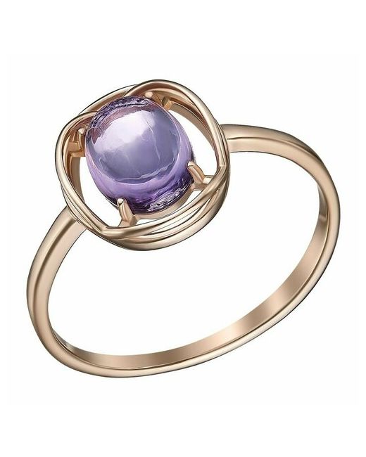 Ювелирочка Перстень 106307317 серебро 925 проба золочение размер 17 фиолетовый
